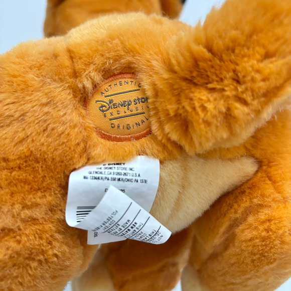 DISNEY STORE EXCLUSIVE SIMBA PLUSH LION KING CUDDLY TOY CHARACTER 15 INCHES - Picture 12 of 12